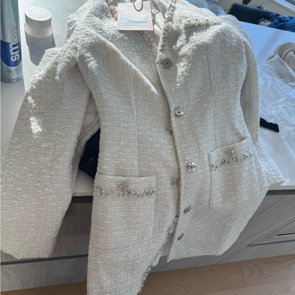 My dearest Queenie Tweed Mini Dress size XS NWT - Picture 16 of 16